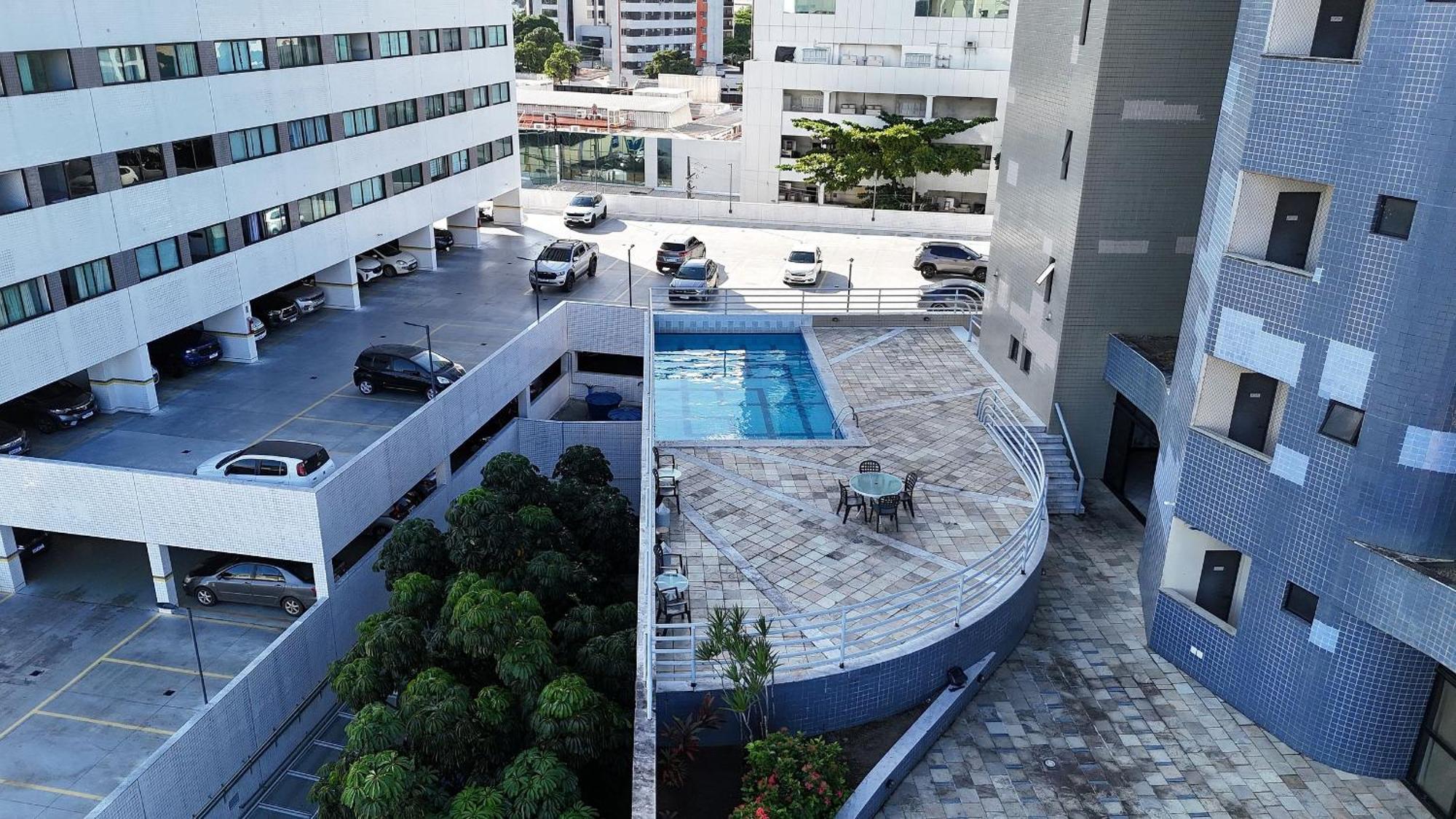 Flat No Condominio Metropolis - Ilha Do Leite Recife Ngoại thất bức ảnh