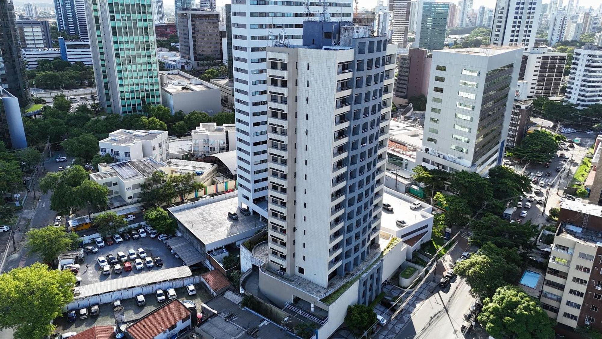 Flat No Condominio Metropolis - Ilha Do Leite Recife Ngoại thất bức ảnh
