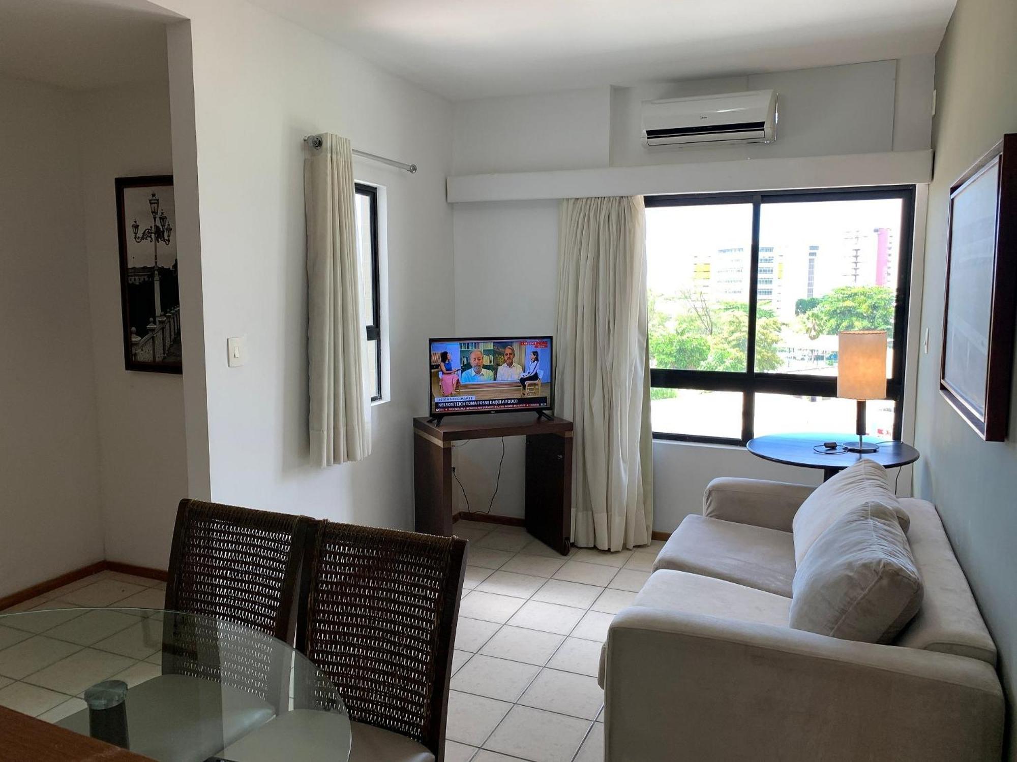 Flat No Condominio Metropolis - Ilha Do Leite Recife Ngoại thất bức ảnh