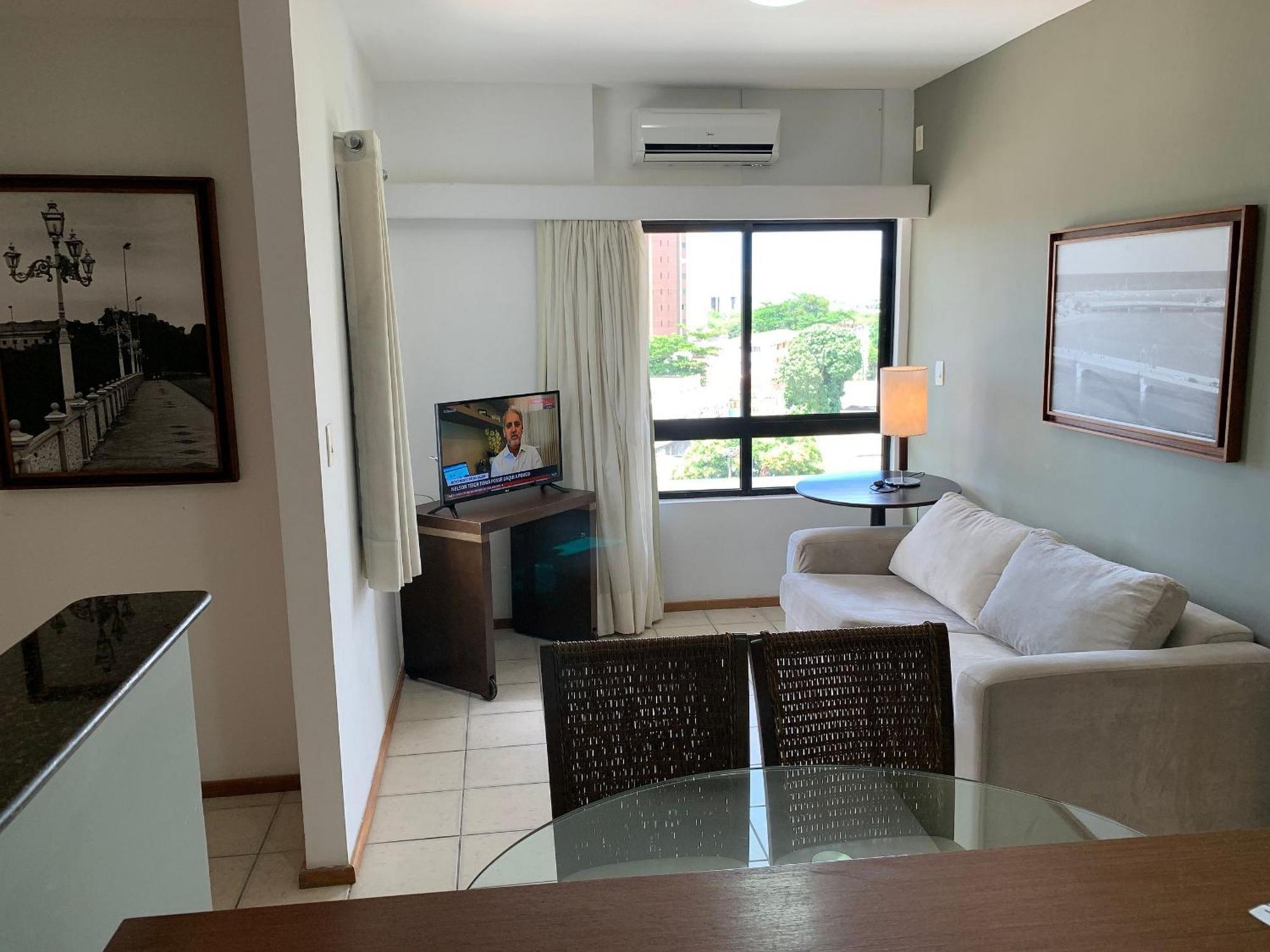 Flat No Condominio Metropolis - Ilha Do Leite Recife Ngoại thất bức ảnh