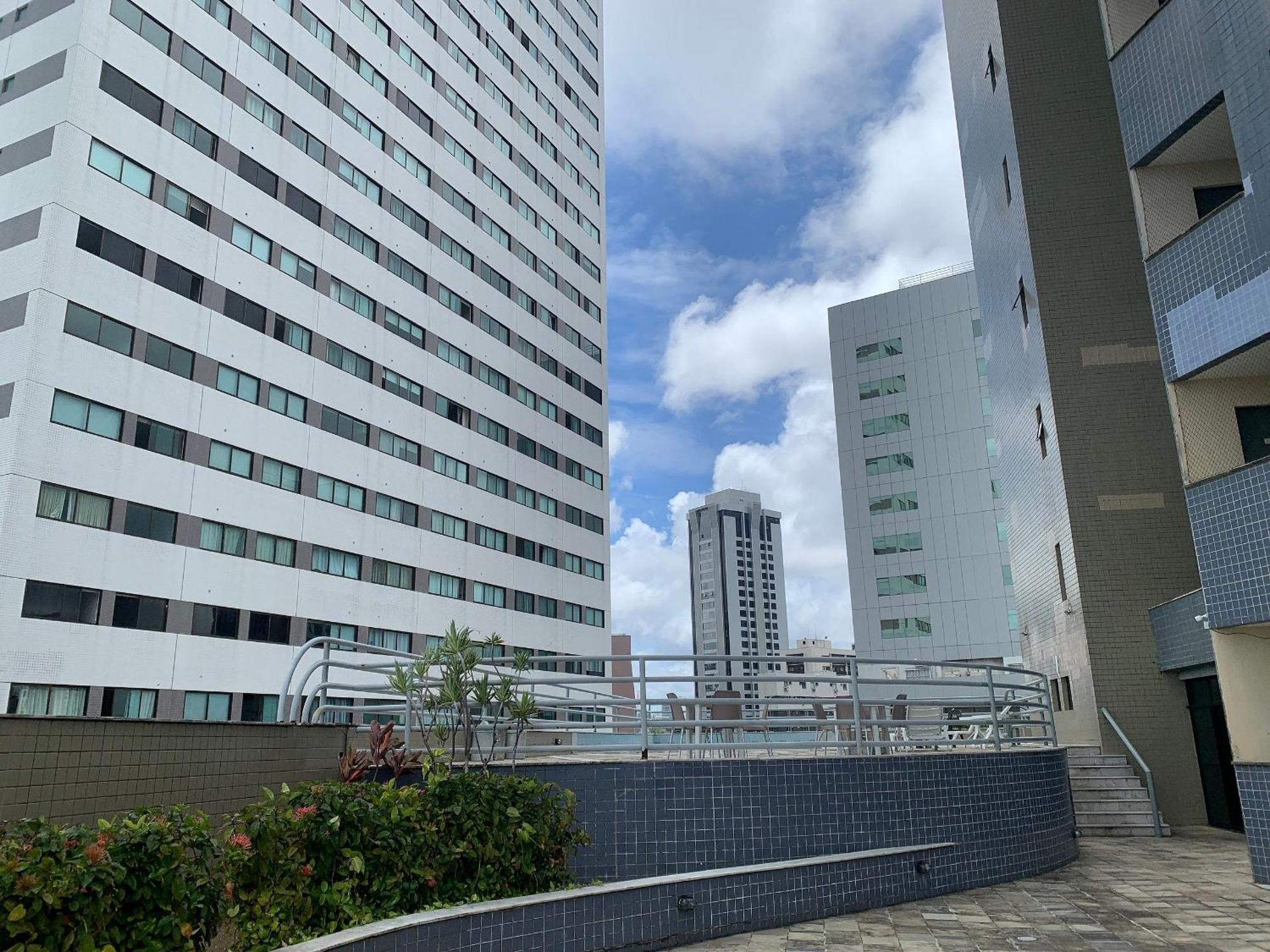 Flat No Condominio Metropolis - Ilha Do Leite Recife Ngoại thất bức ảnh